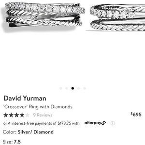 DAVID YURMAN professionally cleaned. Looks brand new